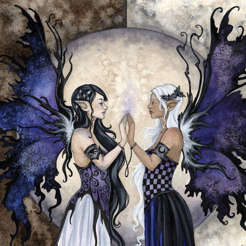 The Two Sisters by Amy Brown Yoga 910 2-in-1 14in Touch-Screen Skin